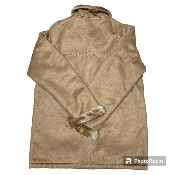 Suede Faux fur coat - Picture 3 of 6